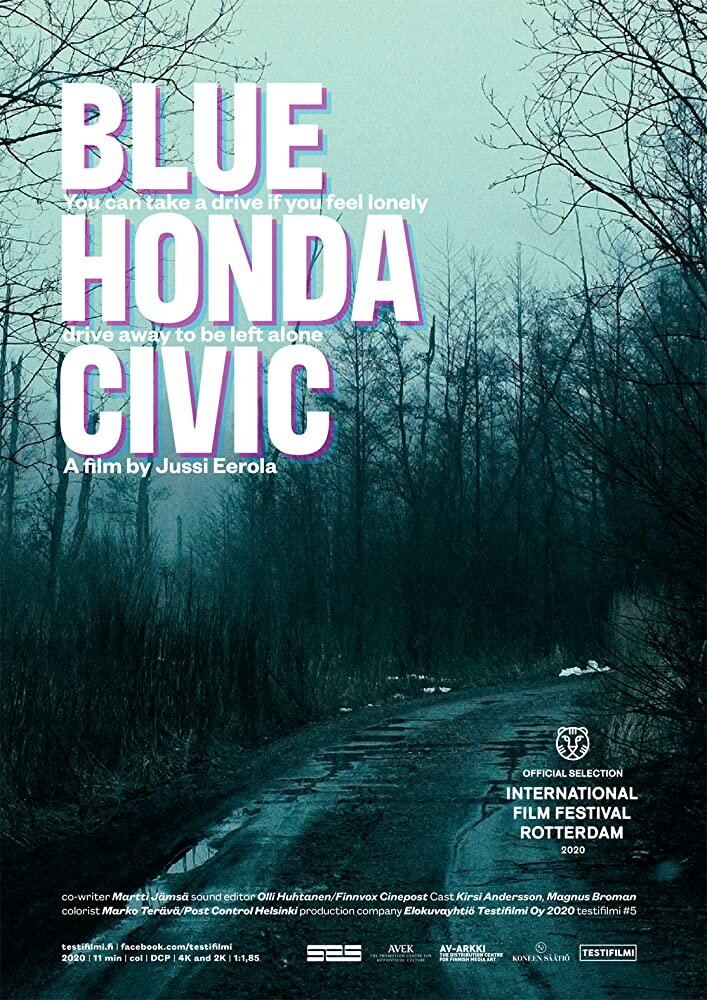 Blue Honda Civic (2020)
